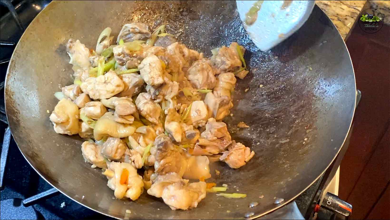 Stir all lemongrass chicken ingredients